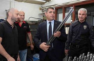 Av tüfeği üretim merkezinde inceleme