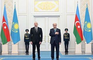 Azerbaycan Cumhurbaşkanı Aliyev, Kazak mevkidaşı...