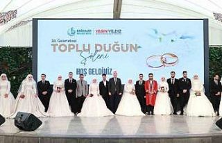 Bağcılar’da 8 çift, Ticaret Bakanı Ömer Bolat’ın...