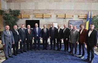 Bakan Bolat, ARICE Başkanı Frunzulica ile bir araya...