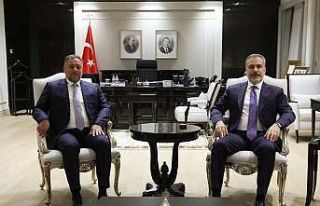 Bakan Fidan, Irak Egemenlik İttifakı Lideri Hançer’i...