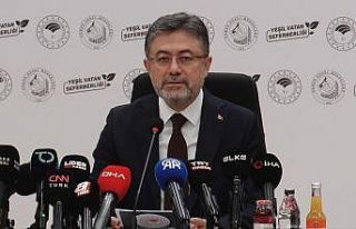 Bakan Yumaklı: "1 yılda 550 milyon fidan ve...