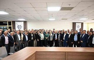 Başkan Çerçioğlu, Nazillili muhtarlar ile bir...