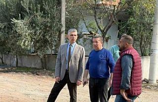 Başkan Okur çalışmaları yerinde inceledi