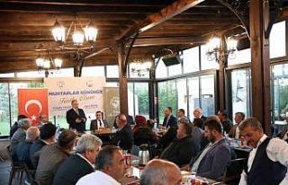 Başkan Yalçın: "Muhtarlarımızla gönül...