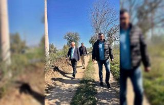 Başkan Yıldırımkaya, ova yollarında incelemelerde...