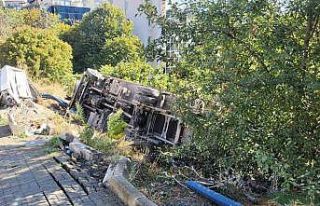 Beşiktaş’ta sürücüsünün navigasyon yönlendirmesiyle...