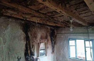 Bilecik’te bir eve yıldırım düştü