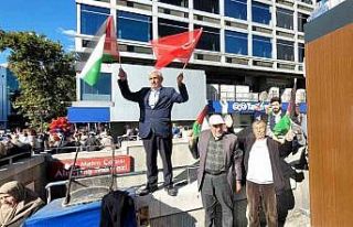 Binlerce Ankaralı Filistin’e destek için yürüdü