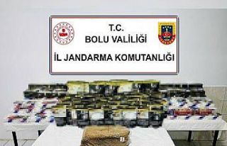 Bolu’da 35 bin kaçak makaron ele geçirildi