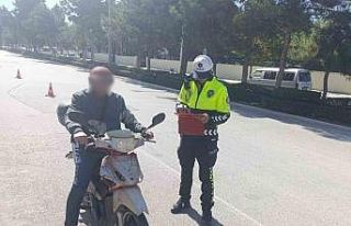 Burdur’da motosiklet denetimleri