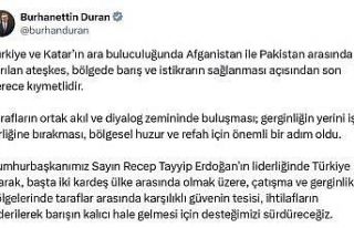 Burhanettin Duran’dan Afganistan-Pakistan ateşkesi...