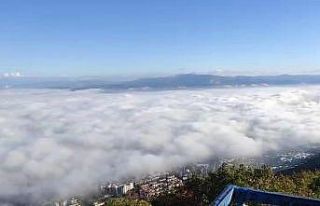 Bursa sisle kaplandı