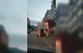 Bursa’da gençlerin tehlikeli yolculuğu