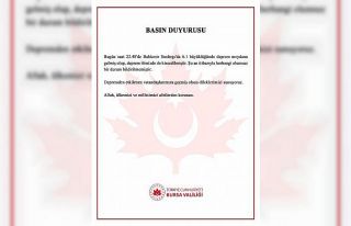 Bursa’da hissedilen depreme Bursa Valiliği’nden...