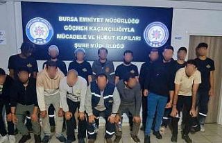 Bursa’da kaçak göçmen operasyonu