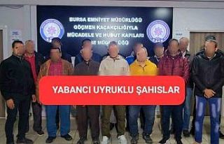 Bursa’da kaçak göçmen operasyonu: 33 kişi yakalandı