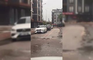 Çanakkale’de kanalizasyonlar taştı sokaklar göle...