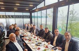 Çaycuma’da Muhtarlar Günü kutlanarak kahvaltıda...