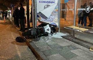 Çorum’da otomobille çarpışan motosiklet otobüs...