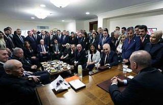 Cumhurbaşkanı Erdoğan, TBMM’de siyasi parti genel...