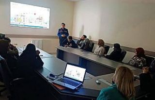 Demirözü’nde hastane personeline afet ve yangın...