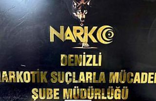 Denizli’de 19 bin kullanımlık sentetik uyuşturucu...