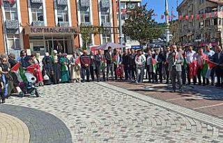 Devrek’ten Filistin’e destek, "Gazze bizim...