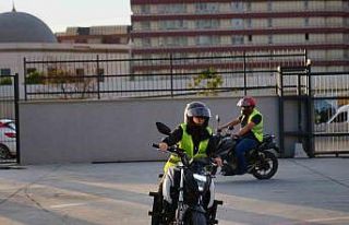 "Direksiyon sende" motorsiklet eğitimleri...