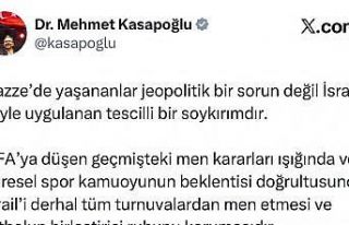 Dr. Mehmet Kasapoğlu’ndan FIFA’ya tepki