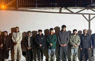 Edirne’de 17 düzensiz göçmen yakalandı