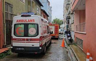 Edirne’de baca yangını korkuttu