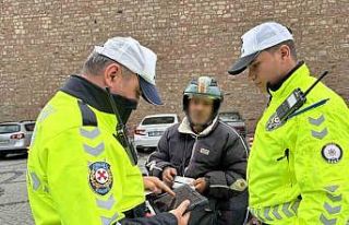 Edirne’de motosiklet denetimi