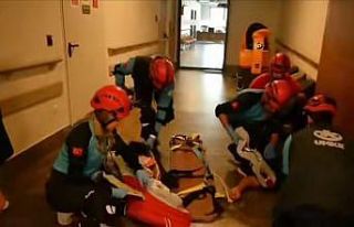 Elazığ’da deprem tatbikatı