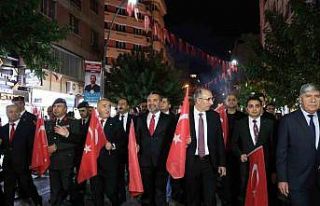 Elazığ’da ’Fener Alayı’ yürüyüşü