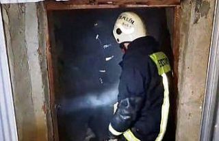 Emet’te ahşap ev yangını