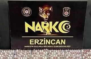 Erzincan’da 6 bin 335 adet uyuşturucu hap ele geçirildi