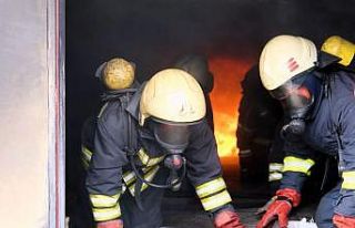 Erzincan’da hizmete sokulan itfaiye eğitim merkezinde...