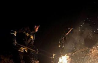 Erzincan’da örtü yangını söndürüldü