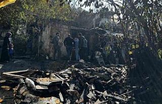 Eyüpsultan’da gecekondudan alevler yükseldi