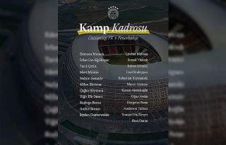 Fenerbahçe’nin Gaziantep FK maçı kamp kadrosu...