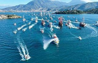 Fethiye’de Cumhuriyet’in 102. Yılı deniz ve...