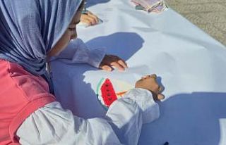 ’Filistinli Çocuklar İçin Çiz’ etkinliği