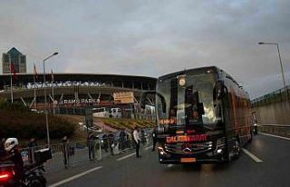 Galatasaray, derbi için stada geldi