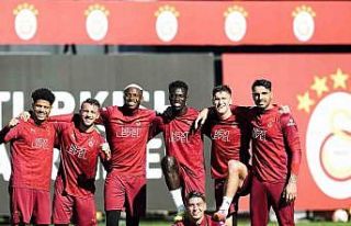 Galatasaray, Trabzonspor maçı hazırlıklarına...