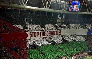 Galatasaray’dan Filistin koreografisi