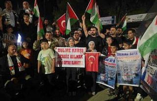 Gaziantepliler "Sumud Filosu"na destek için...