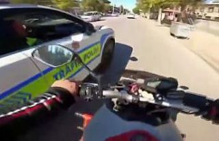 Gaziantep’te trafik kurallarını ihlal eden motosikletliyi...