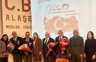 Gaziler, öğrencilerle buluştu