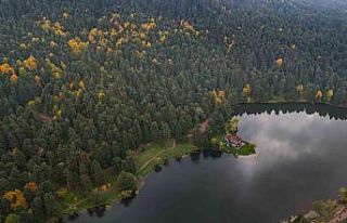 Gölcük Tabiat Parkı’nda sonbahar güzelliği...